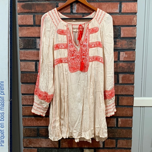 🎉HP🎊Free People Wind Willow Embroidered Dress - Picture 3 of 15